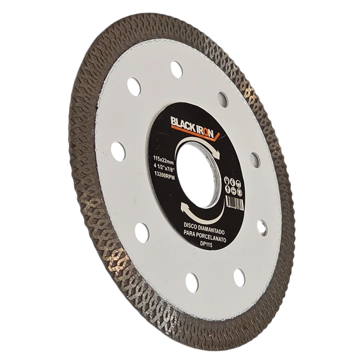 Disco Diamantado Turbo para Porcelanato 115mm (4 1/2")